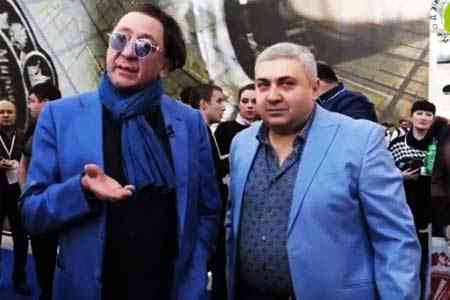 Артист Григорий Лепс запускает свой брендовый бизнес с Арменией