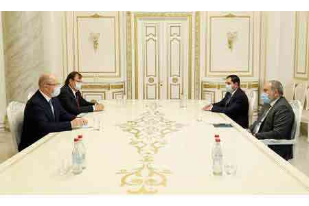 Премьер-министр Никол Пашинян принял члена Cовета директоров компании GeoProMining Романа Троценко