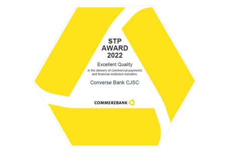 Converse Bank is presented with “Euro STP Excellence Award 2022”