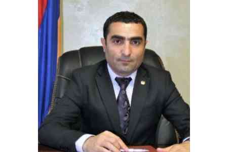 Объемы восстановленных Службой госнадзора в госбюджете Армении средств возросли в 100 раз - Романос Петросян