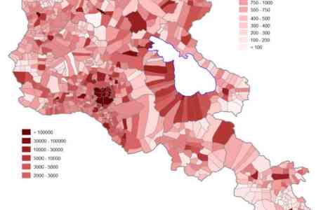 К 2026 году численность населения Армении достиглa 3.1 млн. человек