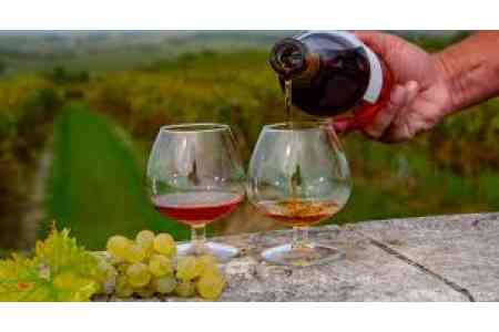 В I квартале в Армении существенно просели объемы производства коньяка и вина