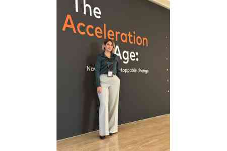 Ինեսսա Հայրապետյանը RiskX 2025 by Mastercard-ի շրջանակում ներկայացրել է Կոնվերս Բանկի փորձառությունը 