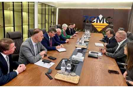 Посол России Сергей Копыркин посетил Зангезурский медно-молибденовый комбинат