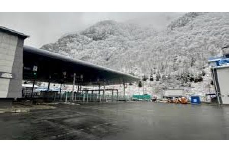 Дорога на КПП 