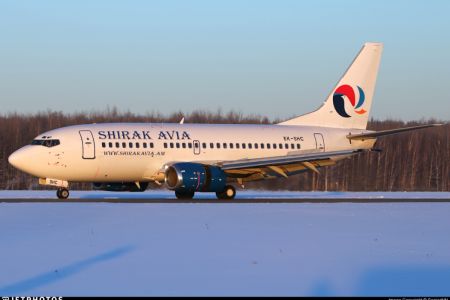 Shirak Avia начал выполнение рейсов по направлению Ереван-Астана-Ереван