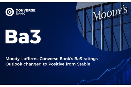 Moody s affirms Converse Bank`s ratings and changes outlook to positive from stable